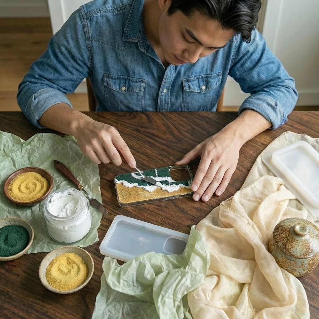 Quartz Sand Texture Art - Phone Case Painting [2 Hours]